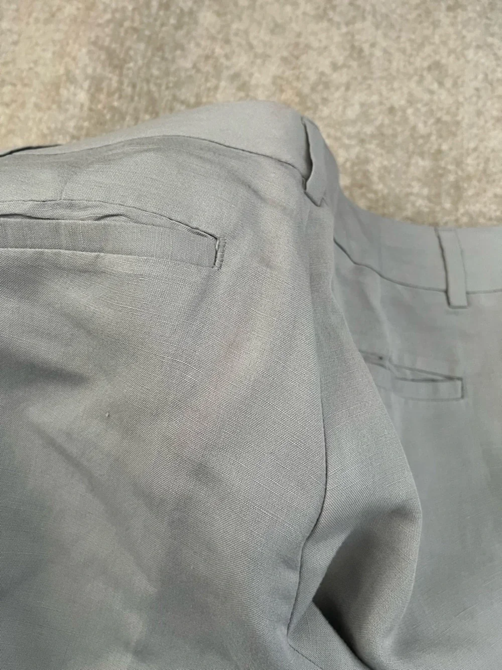 Banana Republic gray linen